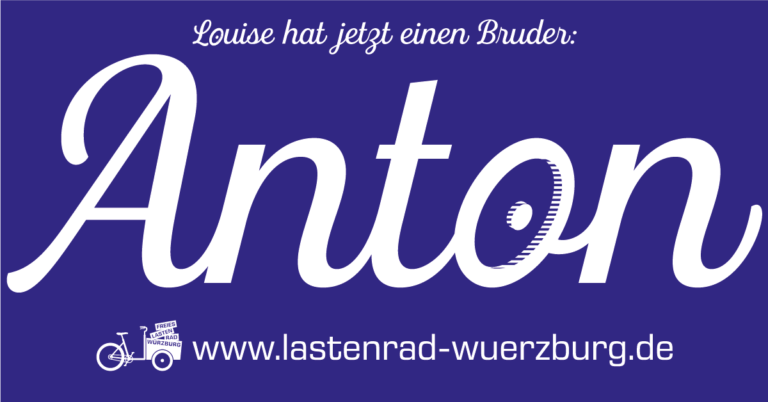 Anton 2 Freie Lastenrad Würzburg