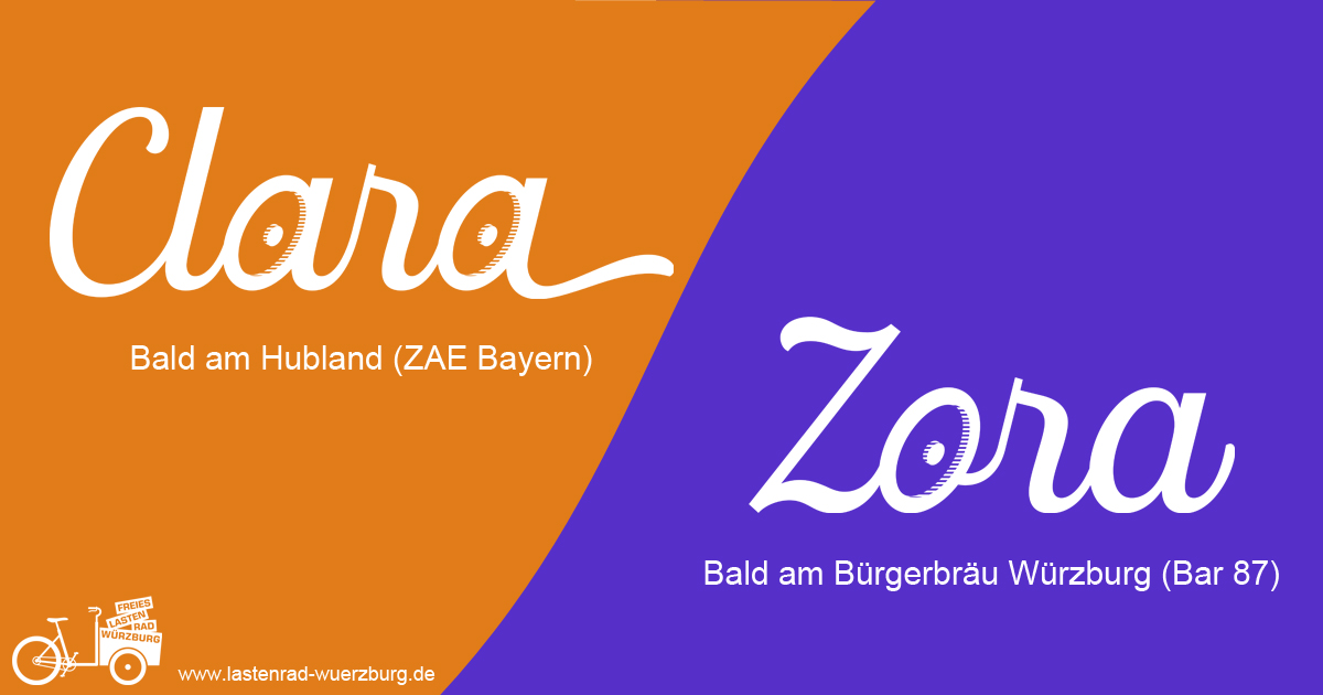 Clara und Zora bald in den kostenlosen Lastenradverleih